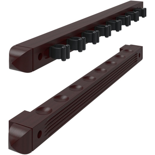 Fat Cat Mahogany 8 Cue 2Piece Wall Cue Rack