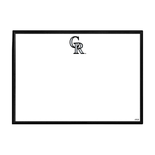 Colorado Rockies: Framed Dry Erase Wall Sign