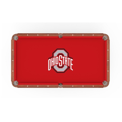 Ohio State Pool Table Cloth By Hbs