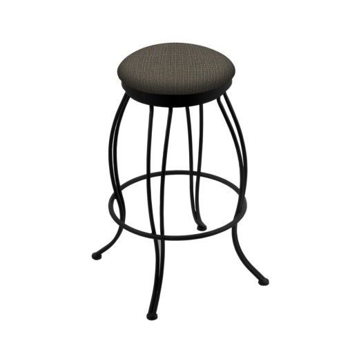 3000 Georgian 30" Swivel Bar Stool With Black Wrinkle Finish And Graph Chalice Seat