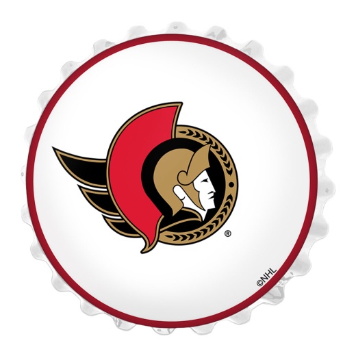 Ottawa Senators: Bottle Cap Wall Light
