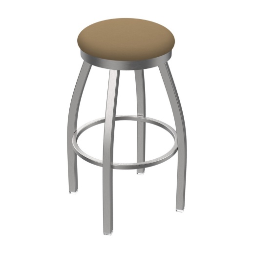 Od802 Misha Stainless Steel Swivel Outdoor Stool With Breeze Champagne Seat