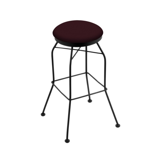 3020 Swivel Stool With Black Wrinkle Finish And Canter Bordeaux Seatproduct Variation: 30 Inch Extra Tall Bar Stool