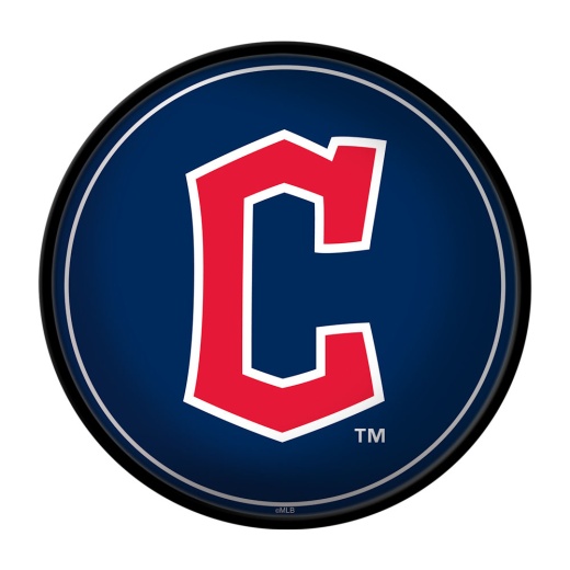Cleveland Guardians: Logo Modern Disc Wall Sign