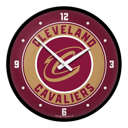 Cleveland Cavaliers: Modern Disc Wall Clock