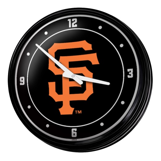 San Francisco Giants: Logo Retro Lighted Wall Clock