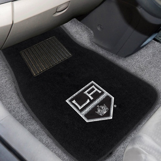 Los Angeles Kings Embroidered Car Mat Set 2 Pieces