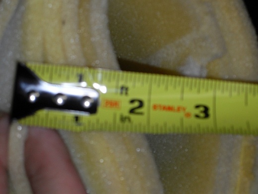 Poker Table Foam Padding 1/4 Inch (Sold By The Yard)