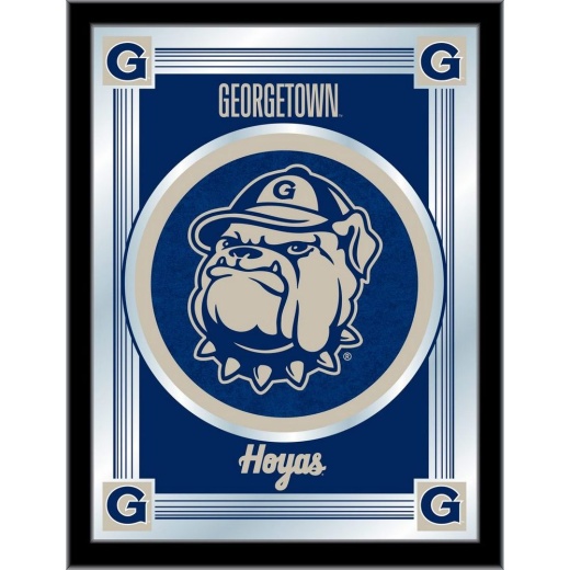 Georgetown University 17"X22" Logo Wall Mirror By Holland Bar Stool Company Design 1