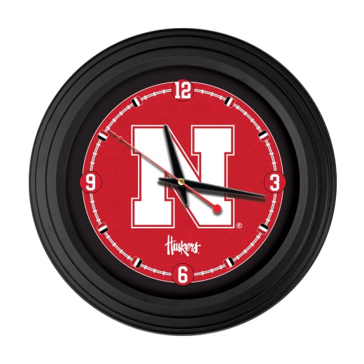 University Of Nebraska 15" Traditional Wall Clock By Holland Bar Stool Co