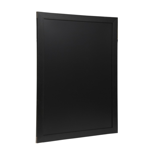 Canterbury 32" X 46" Black Wood Wall Mount Magnetic Chalkboard Sign, Hanging Wall Chalkboard Memo Board For Home, School, Or Business