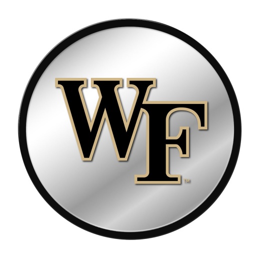 Wake Forest Demon Deacons: Modern Disc Mirrored Wall Sign