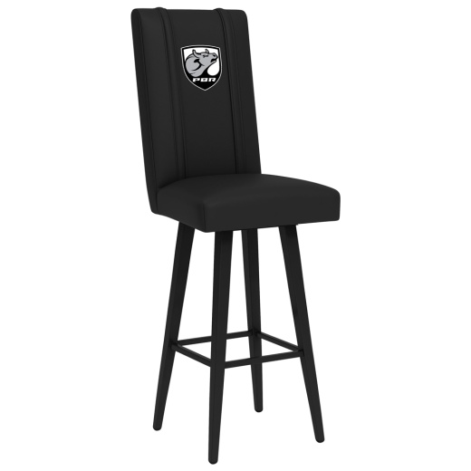 Swivel Bar Stool 2000 With Professional Bull Riders Bull Head Shield Logo