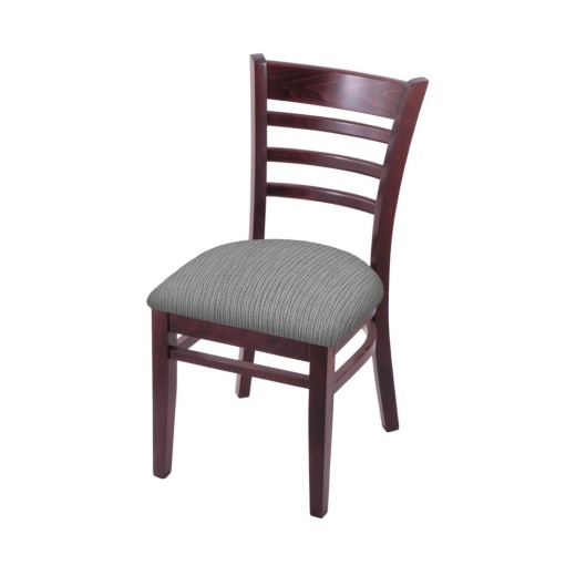 3140 18" Chair With Dark Cherry Finish And Graph Alpine Seat