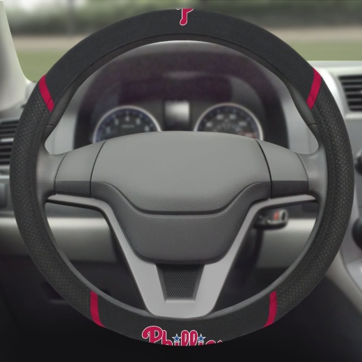Philadelphia Phillies Embroidered Steering Wheel Cover