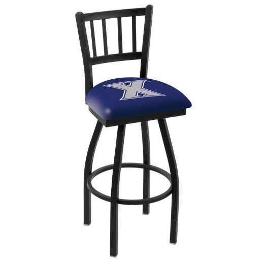L018 Black Wrinkle Xavier Swivel Bar Stool With Jailhouse Style Back By Holland Bar Stool Co