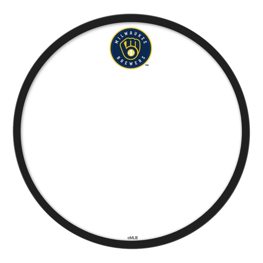 Milwaukee Brewers: Modern Disc Dry Erase Wall Sign
