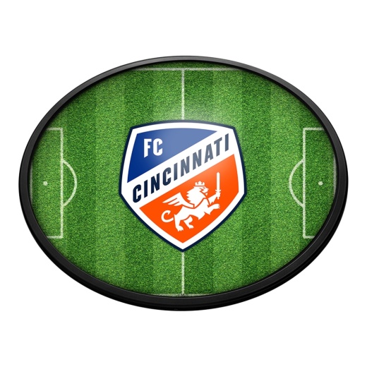 Fc Cincinnati: Pitch Oval Slimline Lighted Wall Sign