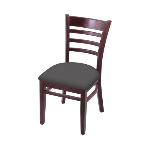 3140 18" Chair With Dark Cherry Finish And Canter Storm Seat