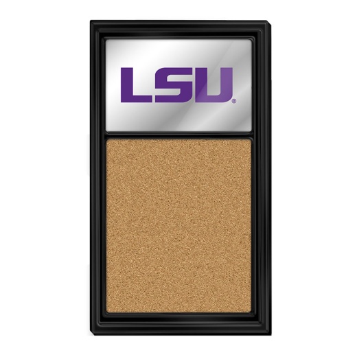 Lsu Tigers: Mirrored Cork Note Board