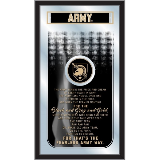 Us Military Academy (Army) 26" X 15" Fight Song Mirror By Holland Bar Stool Company