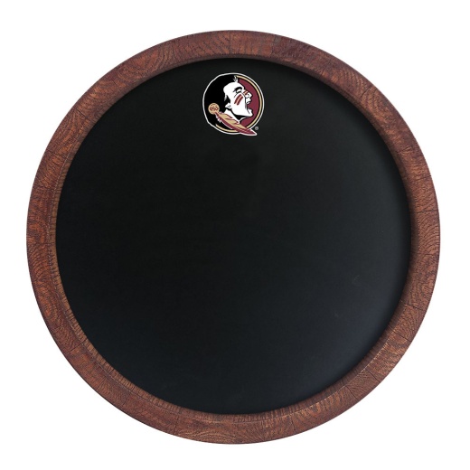 Florida State Seminoles: Chalkboard "Faux" Barrel Top Sign