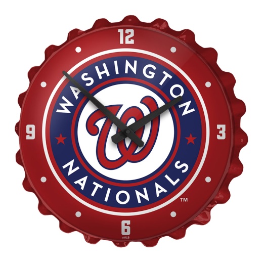 Washington Nationals: Bottle Cap Wall Clock