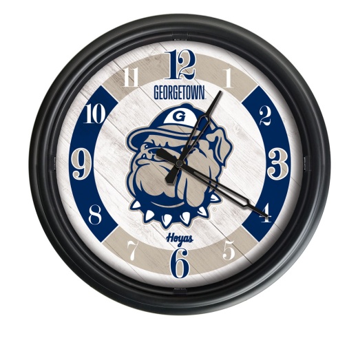 Georgetown University Indoor/Outdoor Led Wall Clock By Holland Bar Stool Co