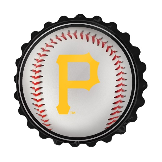 Pittsburgh Pirates: Baseball Bottle Cap Wall Sign