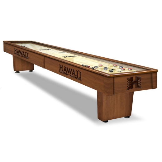 University Of Hawaii 12' Shuffleboard Table By Holland Bar Stool Co