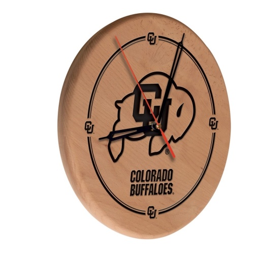 Colorado Laser Engraved Wood Clock By The Holland Bar Stool Co