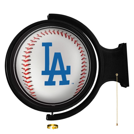 Los Angeles Dodgers: Baseball Original Round Rotating Lighted Wall Sign