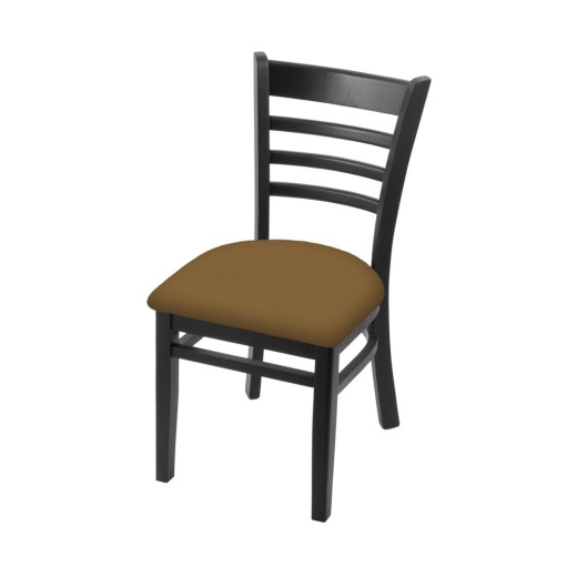 3140 18" Chair With Black Finish And Canter Saddle Seat