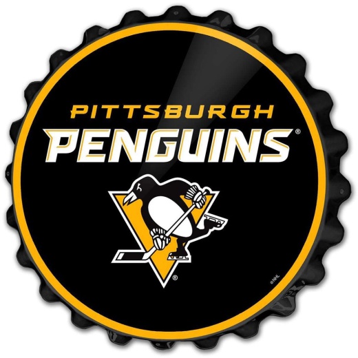 Pittsburgh Penguins: Logo Bottle Cap Wall Sign