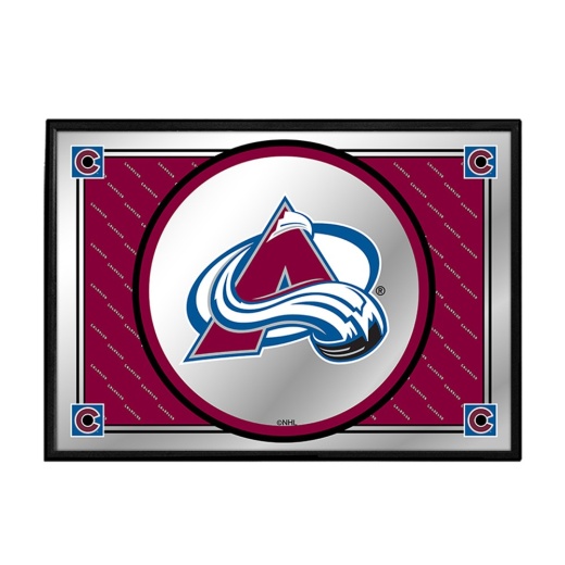 Colorado Avalanche: Team Spirit Framed Mirrored Wall Sign