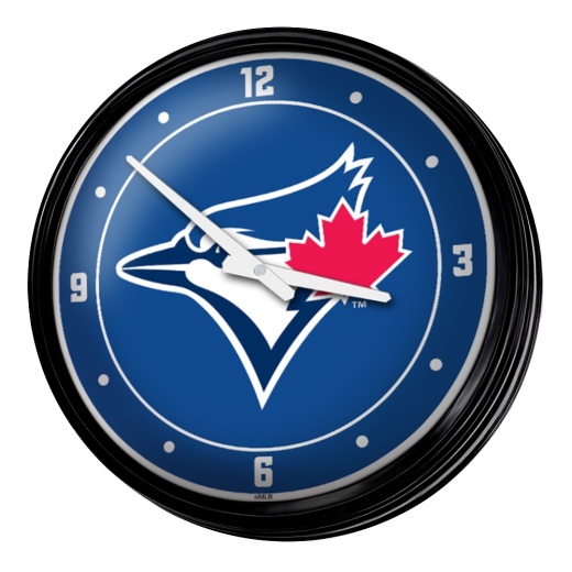 Toronto Blue Jays: Logo Retro Lighted Wall Clock