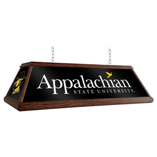 Applachian State Mountaineers 49" Premium Wood Pool Table Lightinstitution Logos
