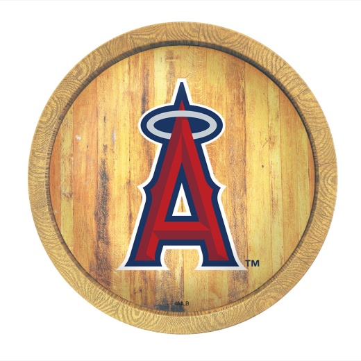 Los Angeles Angels: "Faux" Barrel Top Sign