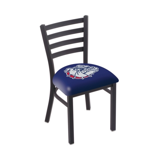 L00418 Black Wrinkle Gonzaga Stationary Chair With Ladder Style Back By Holland Bar Stool Co