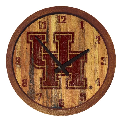 University Of Houston Cougars 20" Barrel Team Logo Wall Clock