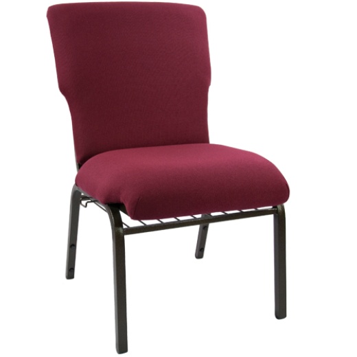 Advantage Maroon Discount Church Chair 21 In. Wide