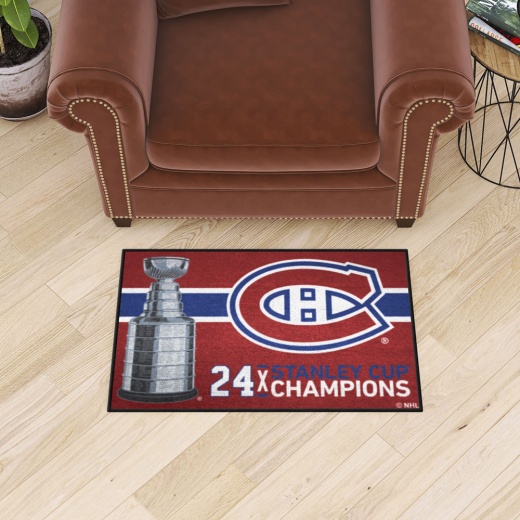 Montreal Canadiens Dynasty Starter Mat Accent Rug 19In. X 30In