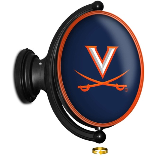 Virginia Cavaliers: Original Oval Illuminated Rotating Wall Sign