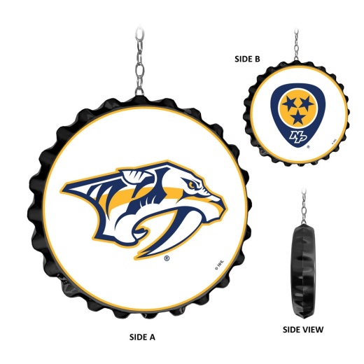Nashville Predators: Bottle Cap Dangler