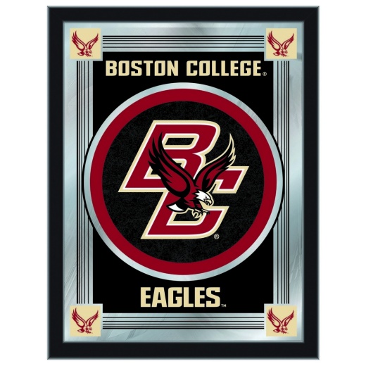 Boston College 17"X22" Logo Wall Mirror By Holland Bar Stool Company Design 1