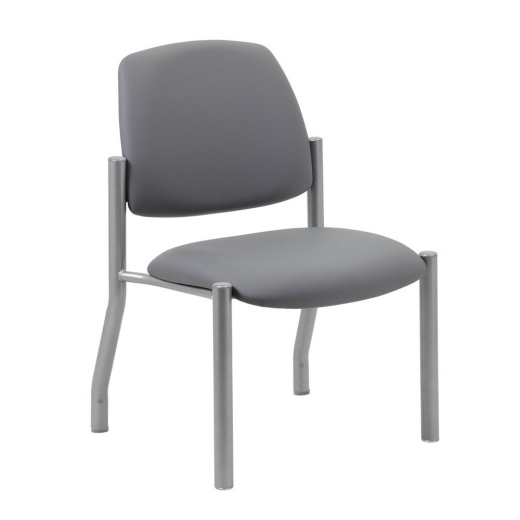 Boss Armless Guest Chair, 300 Lb. Weight Capacity