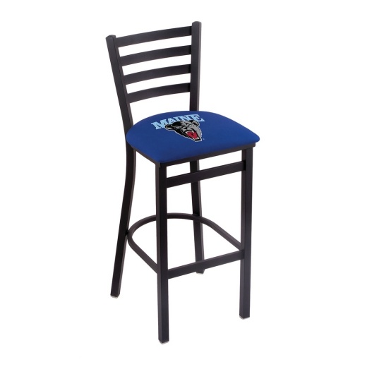 L004 Maine 30" Stationary Bar Stool With Black Wrinkle Finish