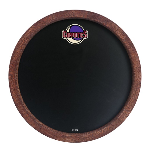 Arizona Coyotes: Secondary Logo Barrel Top Chalkboard