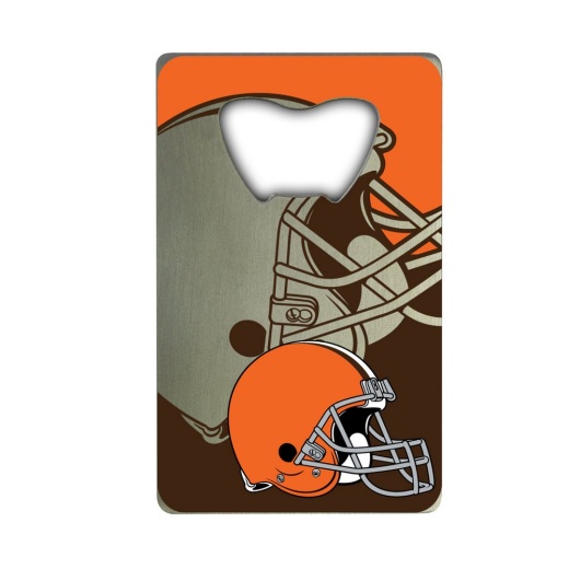 Cleveland Browns Credit Card Style Bottle Opener 2" X 3.25"