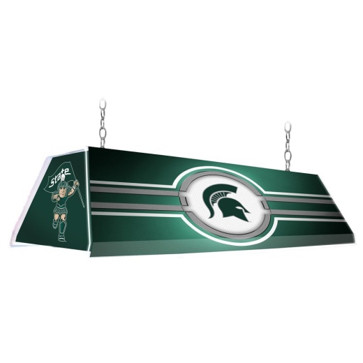 Msu Michigan State Spartans 46" Edge Glow Pool Table Lightgreen